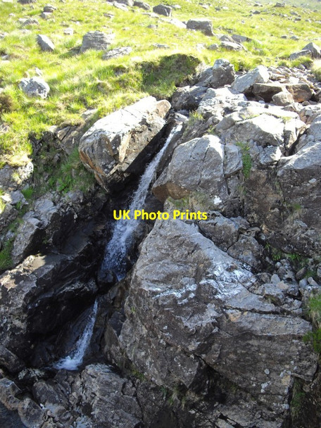 Photo 6"x4" Waterfall, River Creran Meall nan Gobhar\/NN1049 c2011