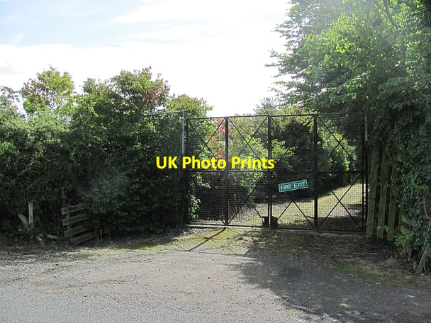 Photo 6"x4" Fire exit Chathill\/NU1826 c2011