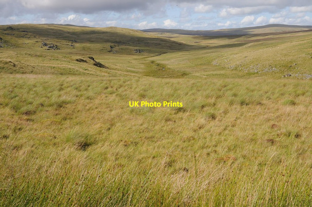 Photo 6"x4" Moorland around Afon Taihirion Bryniau Poethion c2011