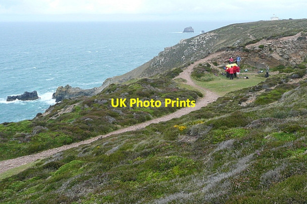 Photo 6"x4" Coastal path at White Rocks New Downs\/SW7051 c2011