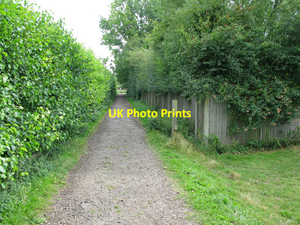 Photo 6"x4" Bridleway and farm track to Felderland Lane Sandwich c2011