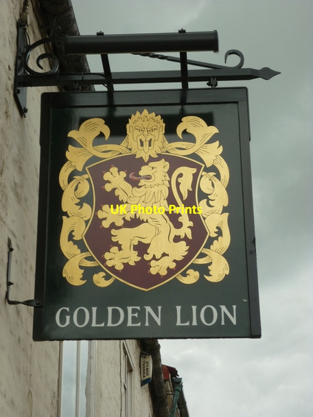 Photo 6"x4" The Golden Lion, Bourne Bourne\/TF0920 c2011 P2