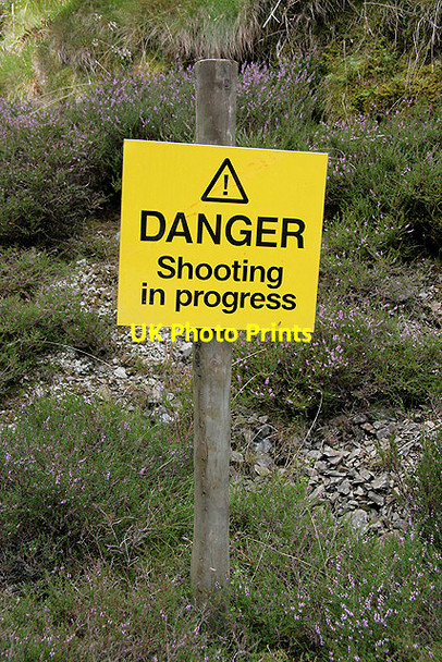 Photo 6"x4" A warning sign Carlesgill Hill c2011