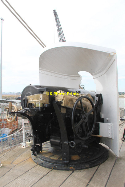 Photo 6"x4" Cannon, HMS Gannet, Chatham Historic Dockyard, Kent Gillingham\/TQ7767 c2011