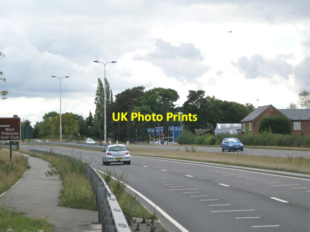 Photo 6"x4" Approaching Bradnock's Marsh Lane roundabout  Bradnock's Marsh c2011