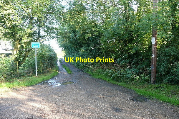Photo 6"x4" Foxhill Lane Littlestead Green c2011