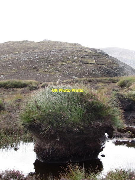 Photo 6"x4" Peat hag below the Ben Crom summit ridge Kilcoo c2011