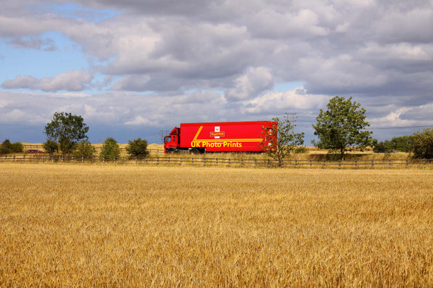 Photo 6"x4" Wheatfield by the A34 Drayton\/SU4794 c2011