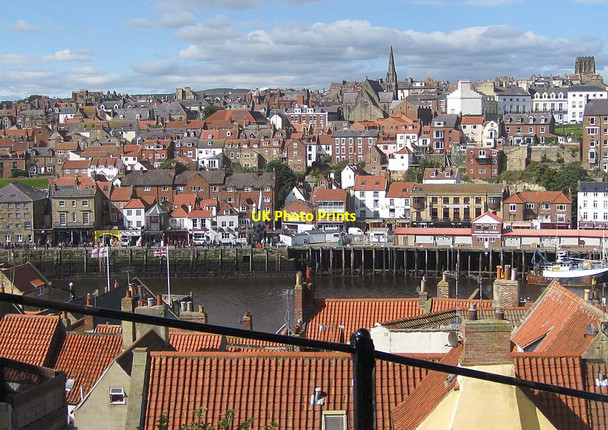 Photo 6"x4" View to the west bank of the Esk, Whitby Whitby\/NZ8910 c2011