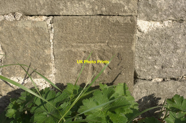 Photo 6"x4" Cut Bench Mark, The Square Otley\/SE2045 c2011
