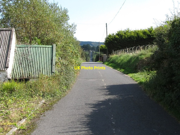 Photo 6"x4" McCartans Road extending eastwards towards its junction with Leitrim Road Ballyward c2011