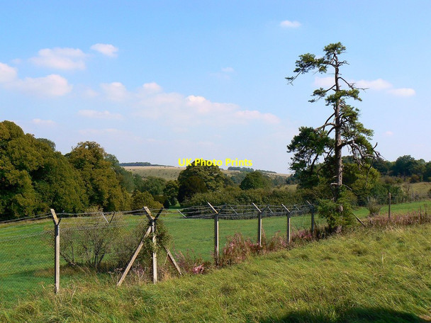 Photo 6"x4" View east from St Giles\u00e2\u0080\u0099 Churchyard, Imber Imber c2011