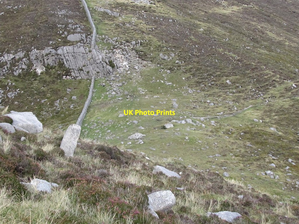 Photo 6"x4" The Hare's Gap from the end of the Bearnagh spur Kilcoo c2011