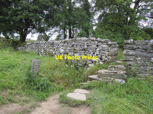 Photo 6"x4" Stile next to Stainforth packhorse bridge Little Stainforth c2011