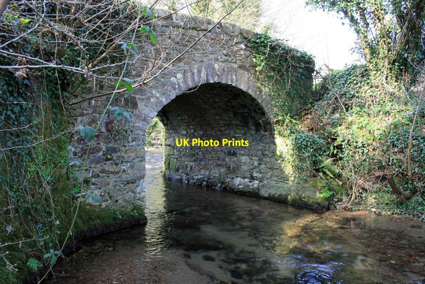 Photo 6"x4" Glaze Brook Bridge Brent Mill c2009