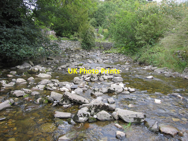 Photo 6"x4" Stainforth Beck upstream from the stepping stones Stainforth\/SD8267 c2011