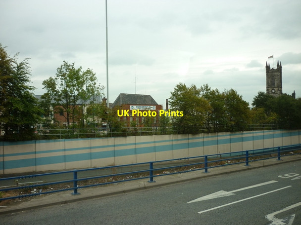 Photo 6"x4" Looking across the A6 towards Brindle Heath Salford\/SJ8098 c2011
