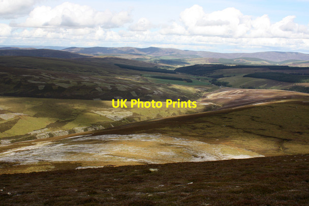 Photo 6"x4" Moorland west of Beinn a' Chruinnich Dunandhu c2011