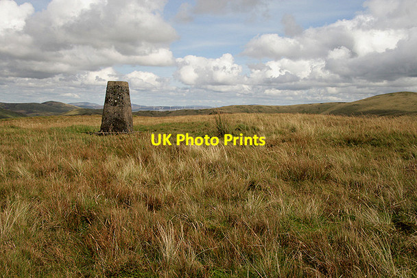 Photo 6"x4" The triangulation pillar on Black Hill Durisdeermill c2011