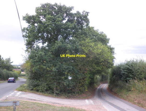 Photo 6"x4" Road junction, south of Lower Bullingham Bullinghope c2011