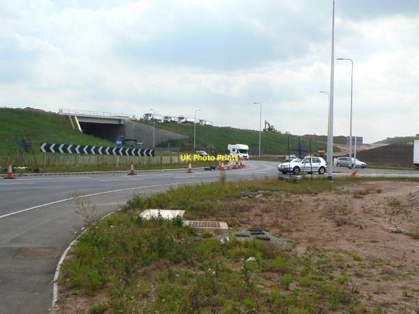 Photo 6"x4" New Saxondale Roundabout Saxondale c2011
