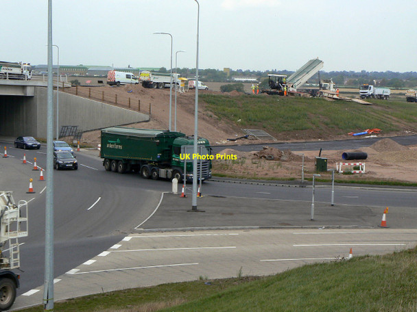 Photo 6"x4" New Saxondale Roundabout Saxondale c2011 P3