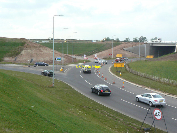 Photo 6"x4" New Saxondale Roundabout Saxondale c2011 P4