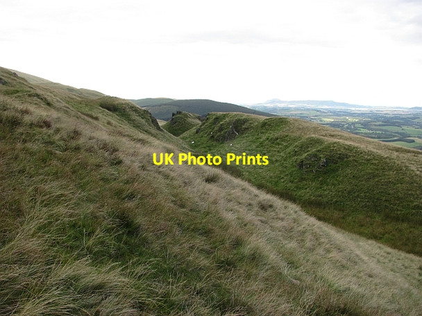 Photo 6"x4" Landslip fissure, Banks of Dollar Dollar c2011
