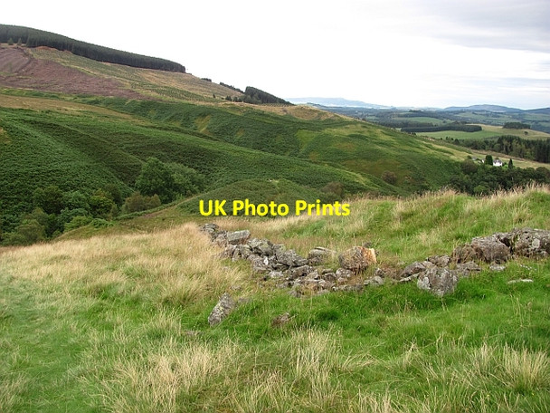 Photo 6"x4" Ruined dyke, Dollar Glen Dollar c2011