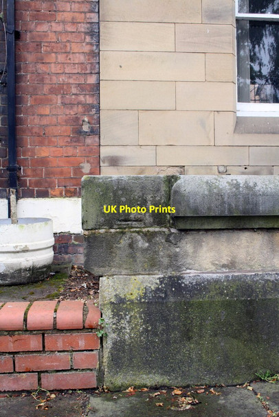 Photo 6"x4" Benchmark on wall of #2 Alfred Street South Carlisle c2011