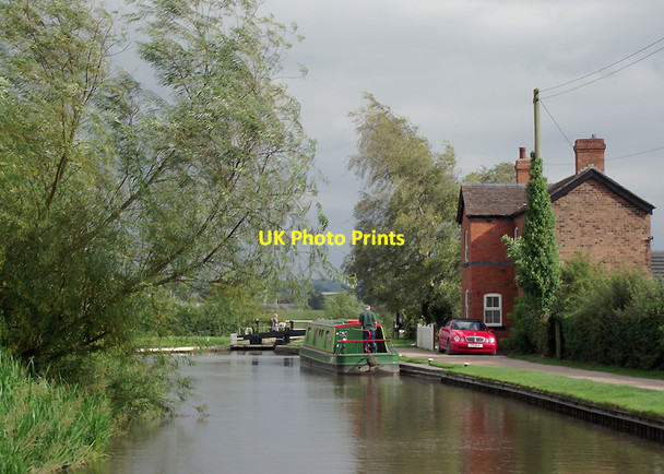 Photo 6"x4" Trent and Mersey Canal near Aston-by-Stone, Staffordshire Aston-By-Stone c2011