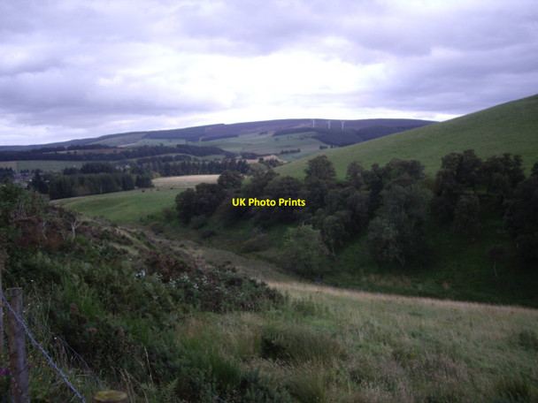 Photo 6"x4" View southwards over the shoulder of Ord Hill Rhynie\/NJ4927 c2011