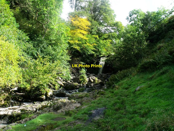 Photo 6"x4" Campsie Fells, waterfall on Kirk Burn [2] Clachan of Campsie c2011