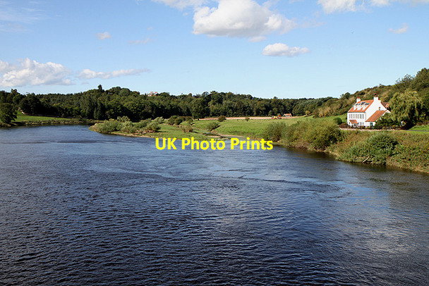Photo 6"x4" The River Tweed from the Union Chain Bridge Loanend\/NT9450 c2011
