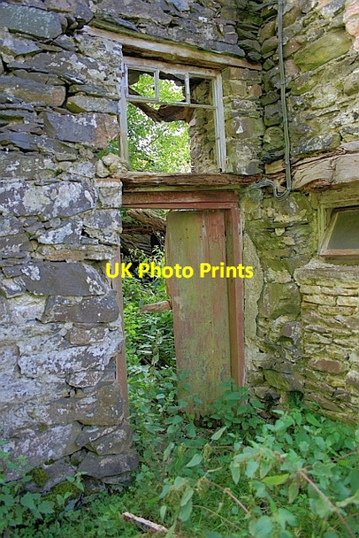 Photo 6"x4" Door of Ruin, Lowthwaite Ulcat Row c2011