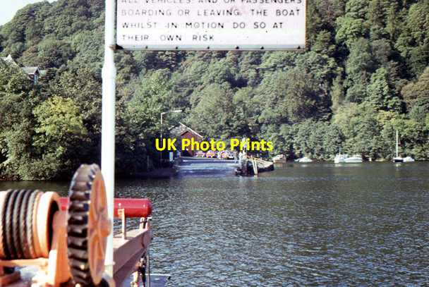 Photo 6"x4" Approaching the Ferry House on the Windermere ferry Bowness-On-Windermere c1982