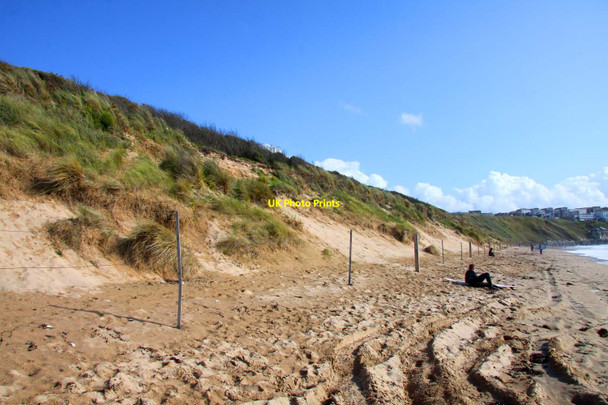 Photo 6"x4" Sand dunes on Fistral Beach Newquay\/SW8161 c2011