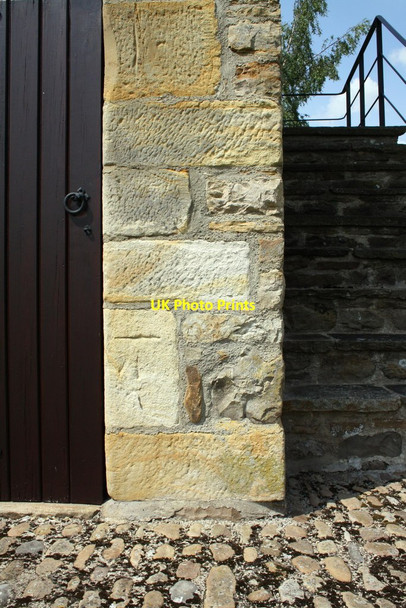 Photo 6"x4" Benchmark on barn conversion south of Mill Farm Redmire\/SE0491 c2011