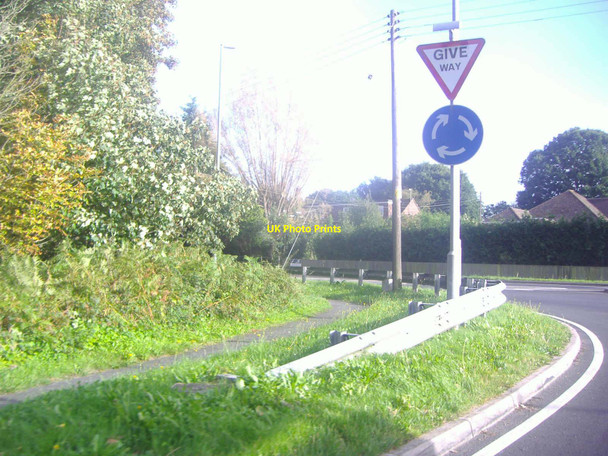 Photo 6"x4" Roundabout on Lewes Road, North Chailey North Chailey c2011