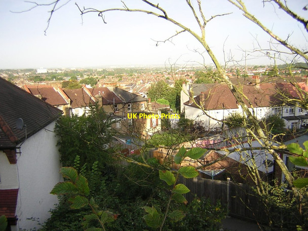 Photo 6"x4" Grange Road: view westwards over the streets below Penge c2011