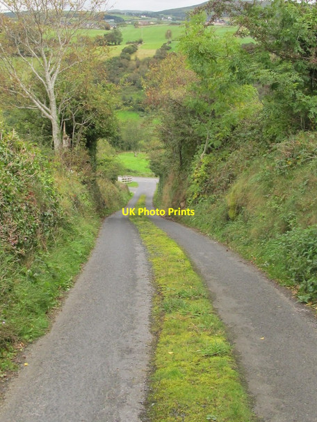 Photo 6"x4" Steep section of Mullavat Road Burren c2011