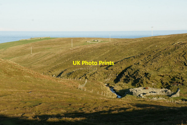 Photo 6"x4" Ruined buildings at Skaw Kirkaton c2011
