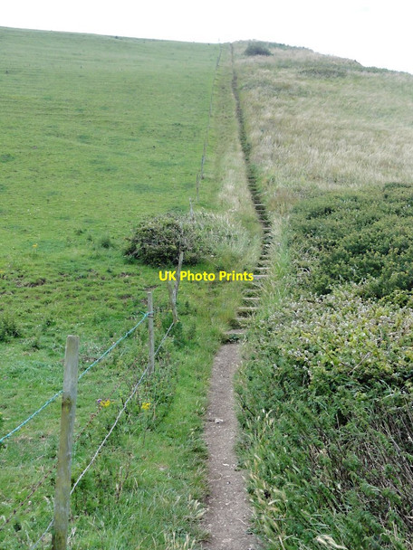 Photo 6"x4" Steps to St Aldhelm's Head Worth Matravers c2011