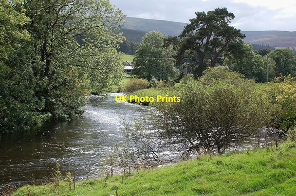 Photo 6"x4" The Tweed at Dawyck Mill Bellspool c2011