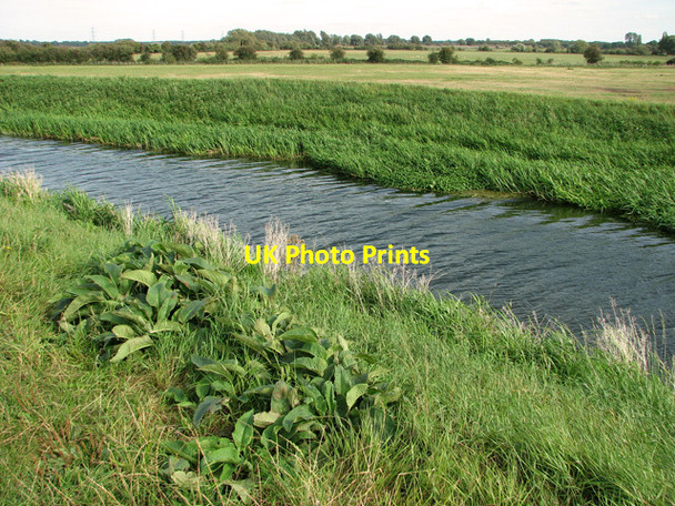 Photo 6"x4" Fields beside the River Nar, Setchey Setchey c2011