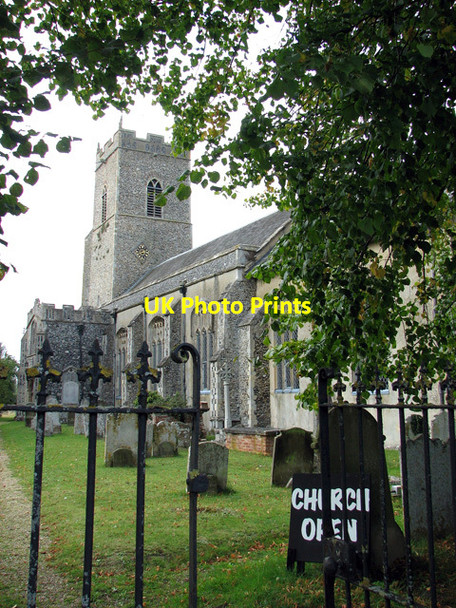 Photo 6"x4" St John the Baptist's church in Metfield Metfield c2011