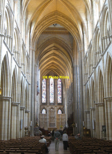 Photo 6"x4" The Nave of Truro Cathedral,  Cornwall Truro c2011