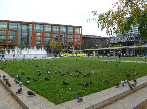 Photo 6"x4" Manchester, Piccadilly Gardens Manchester c2011