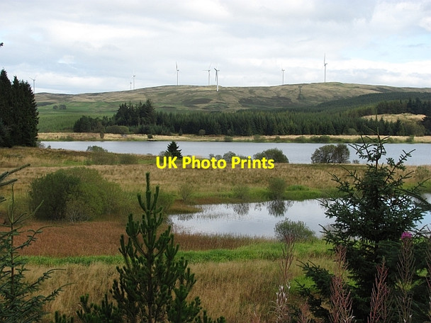 Photo 6"x4" Carron Valley Reservoir Gartcarron Hill c2011