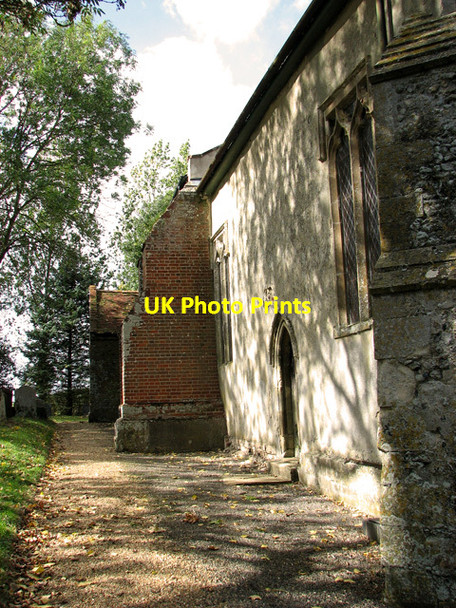 Photo 6"x4" Path to St John the Baptist's church, Denham Denham\/TM1974 c2011